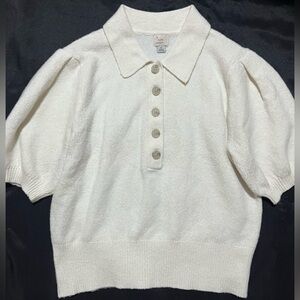 a new day Cream Button-Up Cardigan